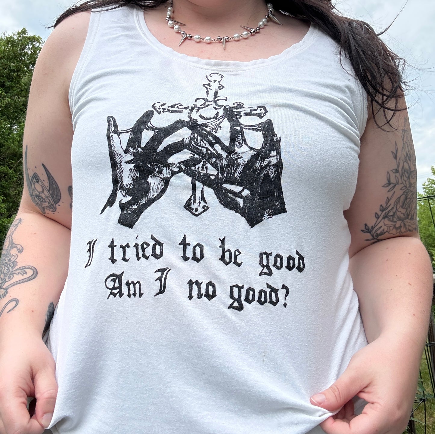 Strangers Large Tank Top