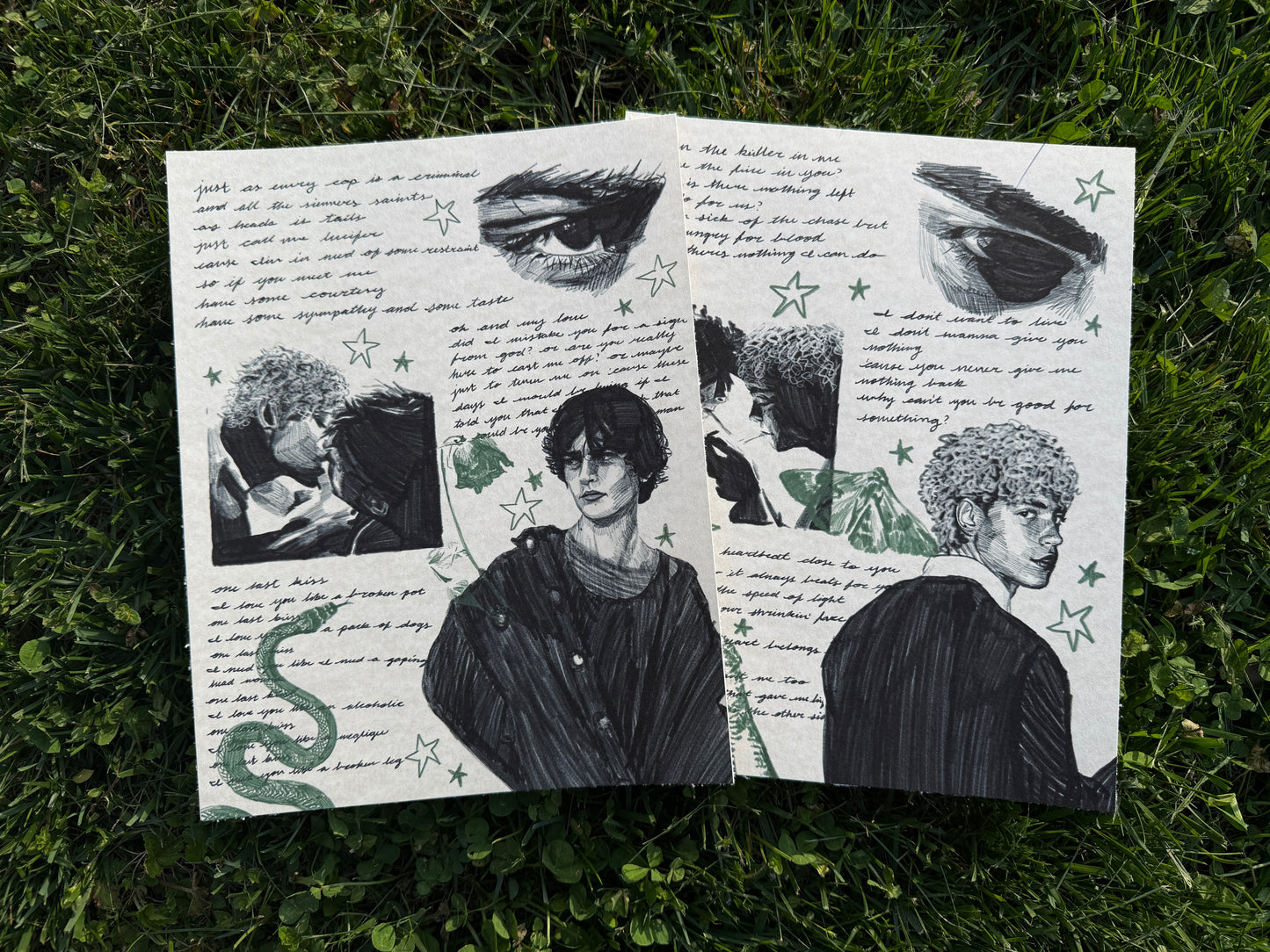 Evan Rosier Sketchbook Page