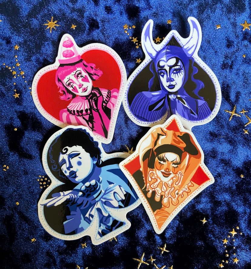 Joker of Clubs Sticker