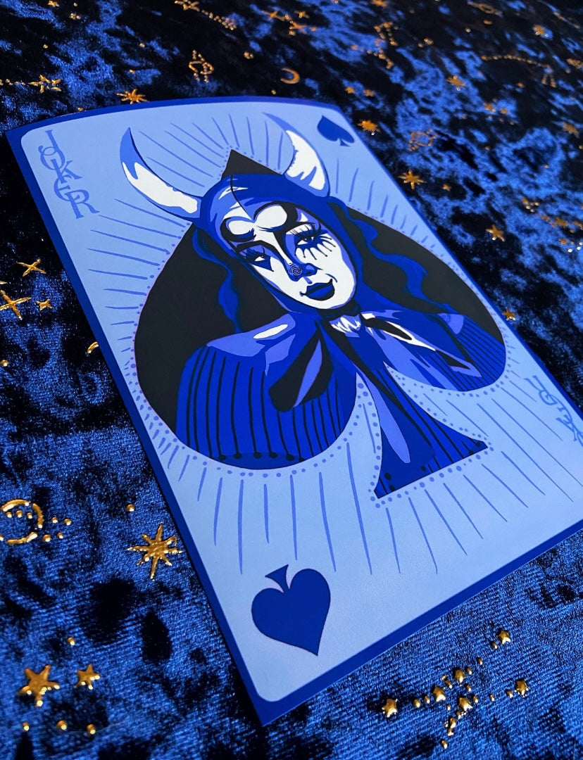Joker of Spades 5x7