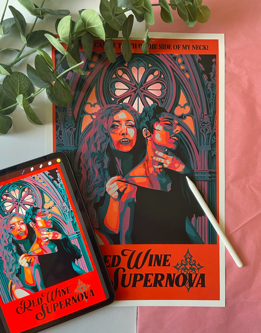 Red Wine Supernova Chappell Poster