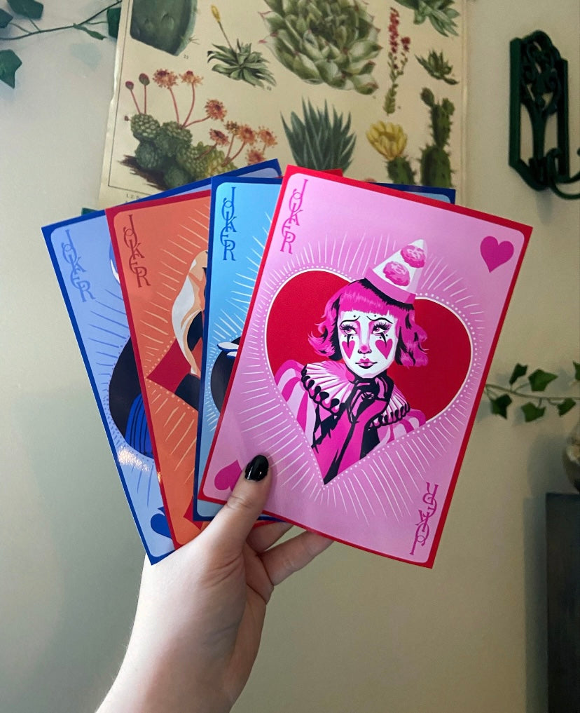 Joker of Diamonds 5x7