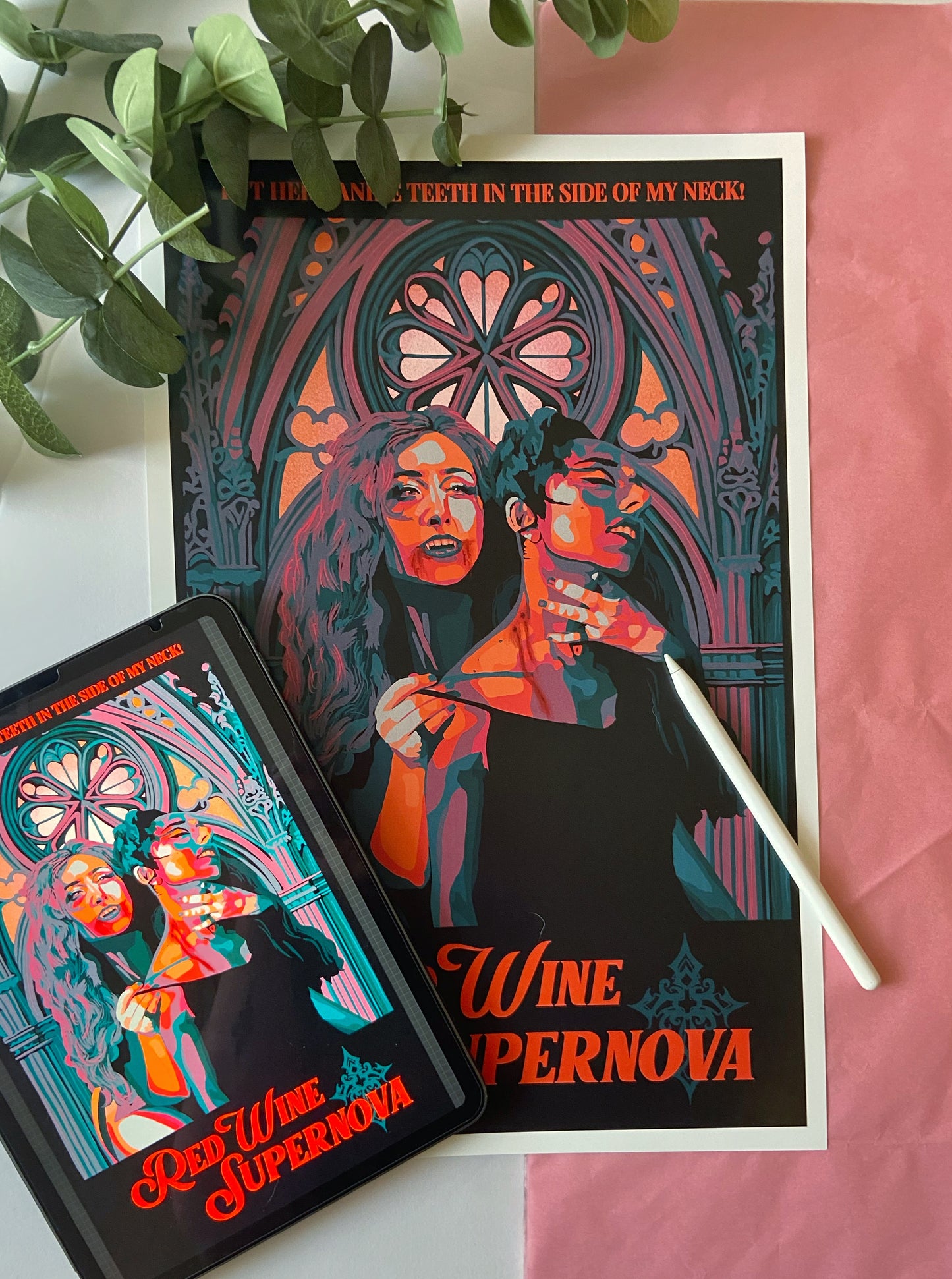 Red Wine Supernova Chappell Poster