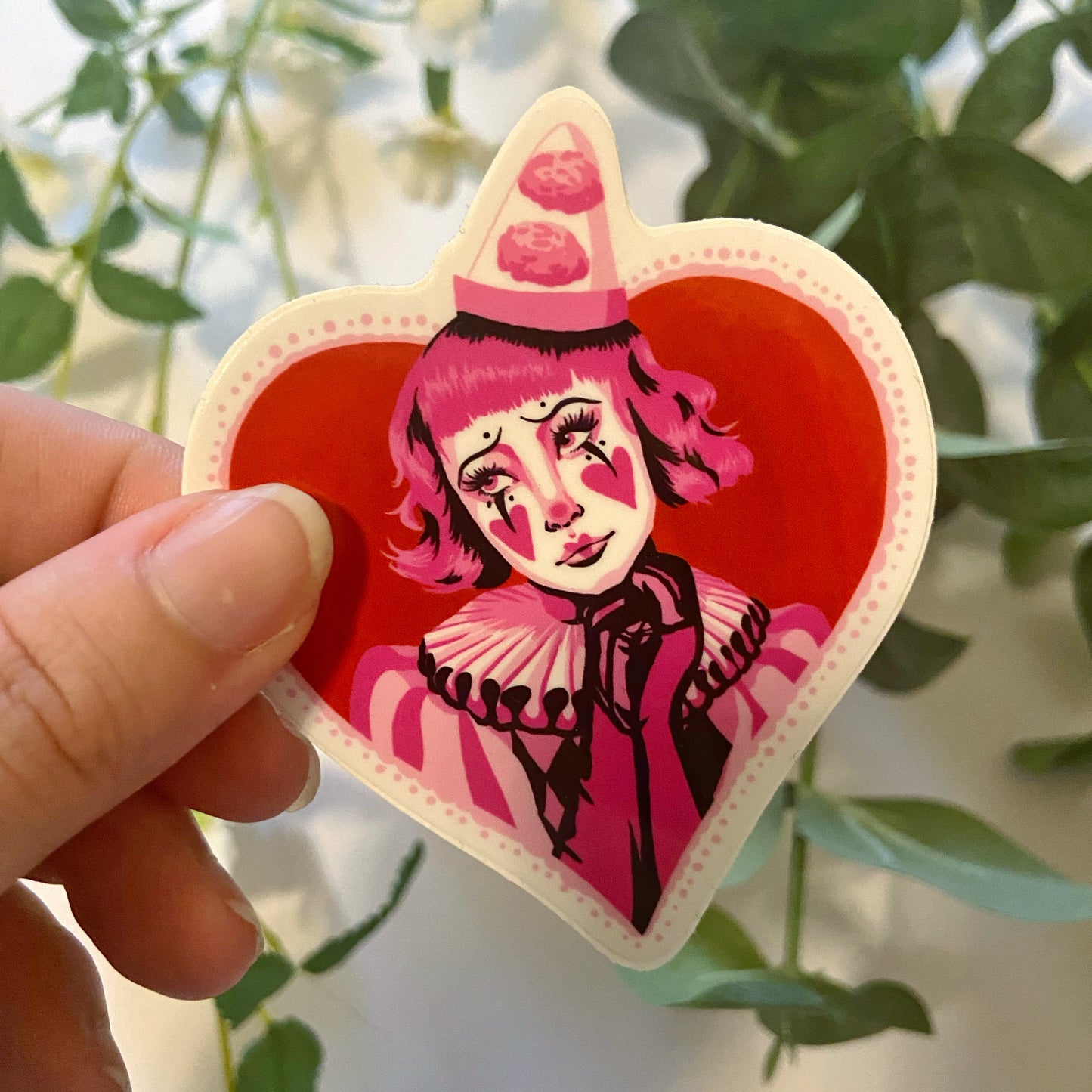 Joker of Hearts Sticker