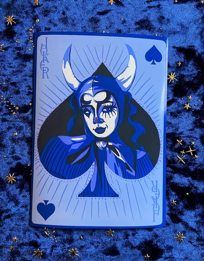 Joker of Spades 5x7