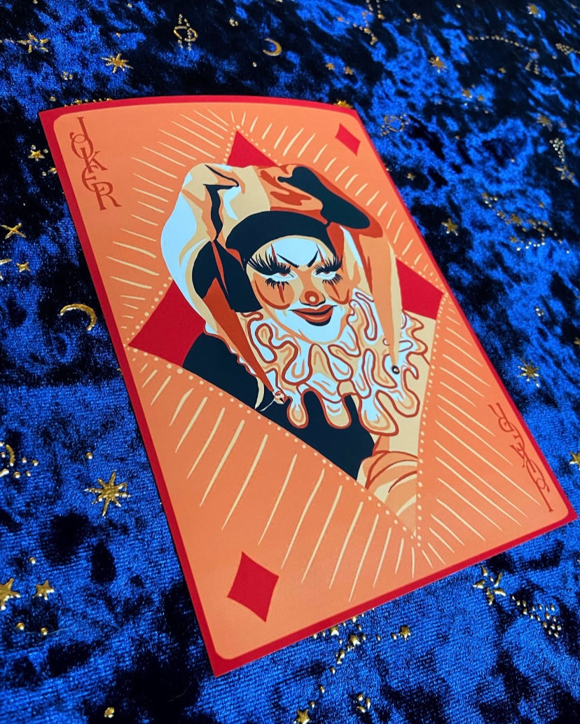 Joker of Diamonds 5x7