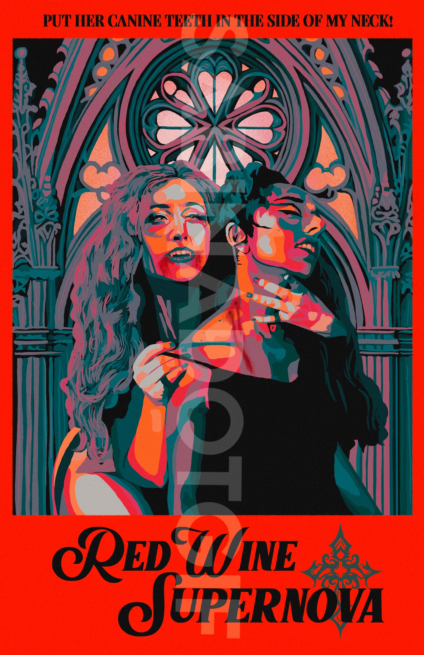 Red Wine Supernova Chappell Poster