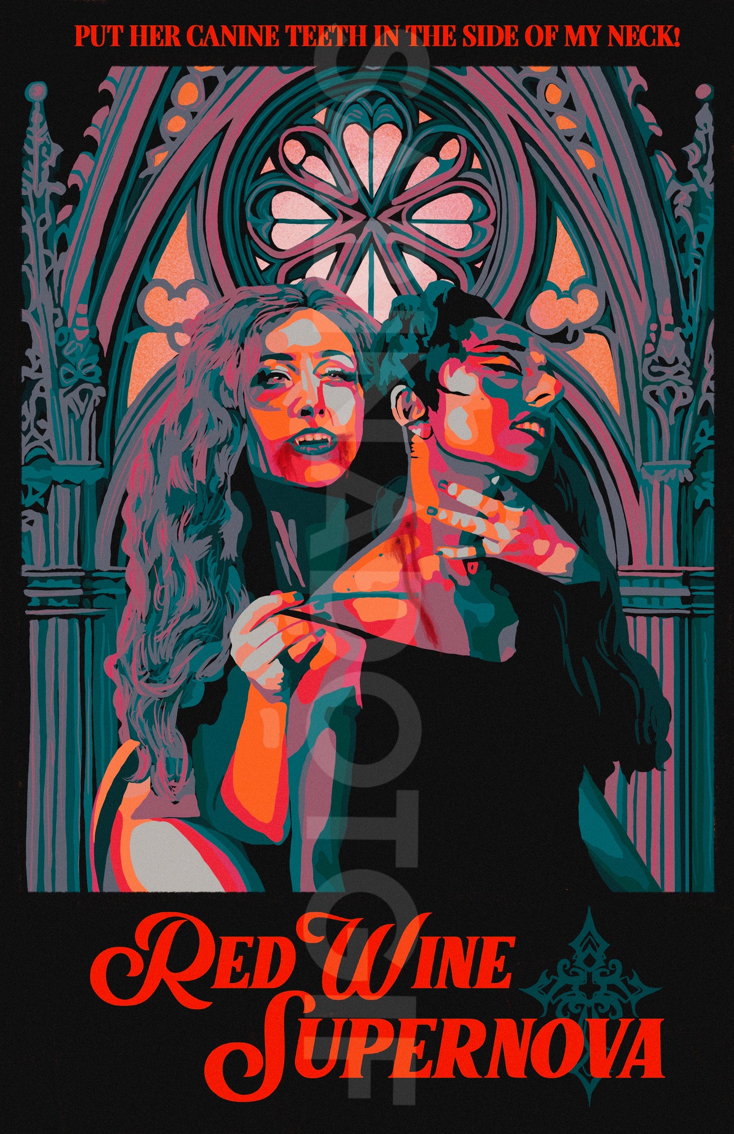 Red Wine Supernova Chappell Poster