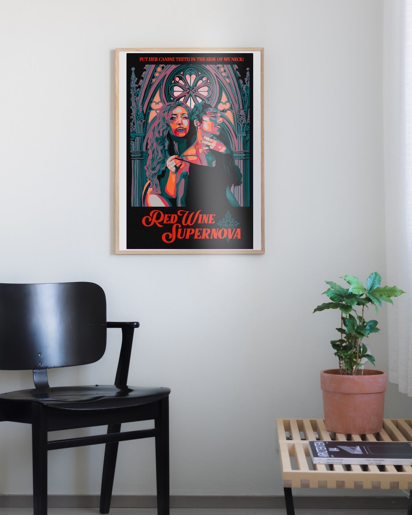 Red Wine Supernova Chappell Poster