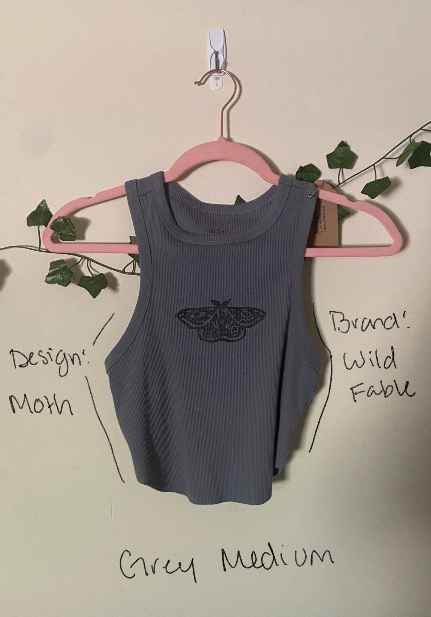 Bugs Lino Block Design on Thrifted Clothing