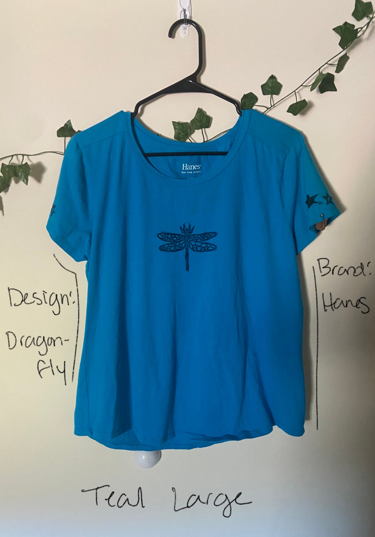 Bugs Lino Block Design on Thrifted Clothing