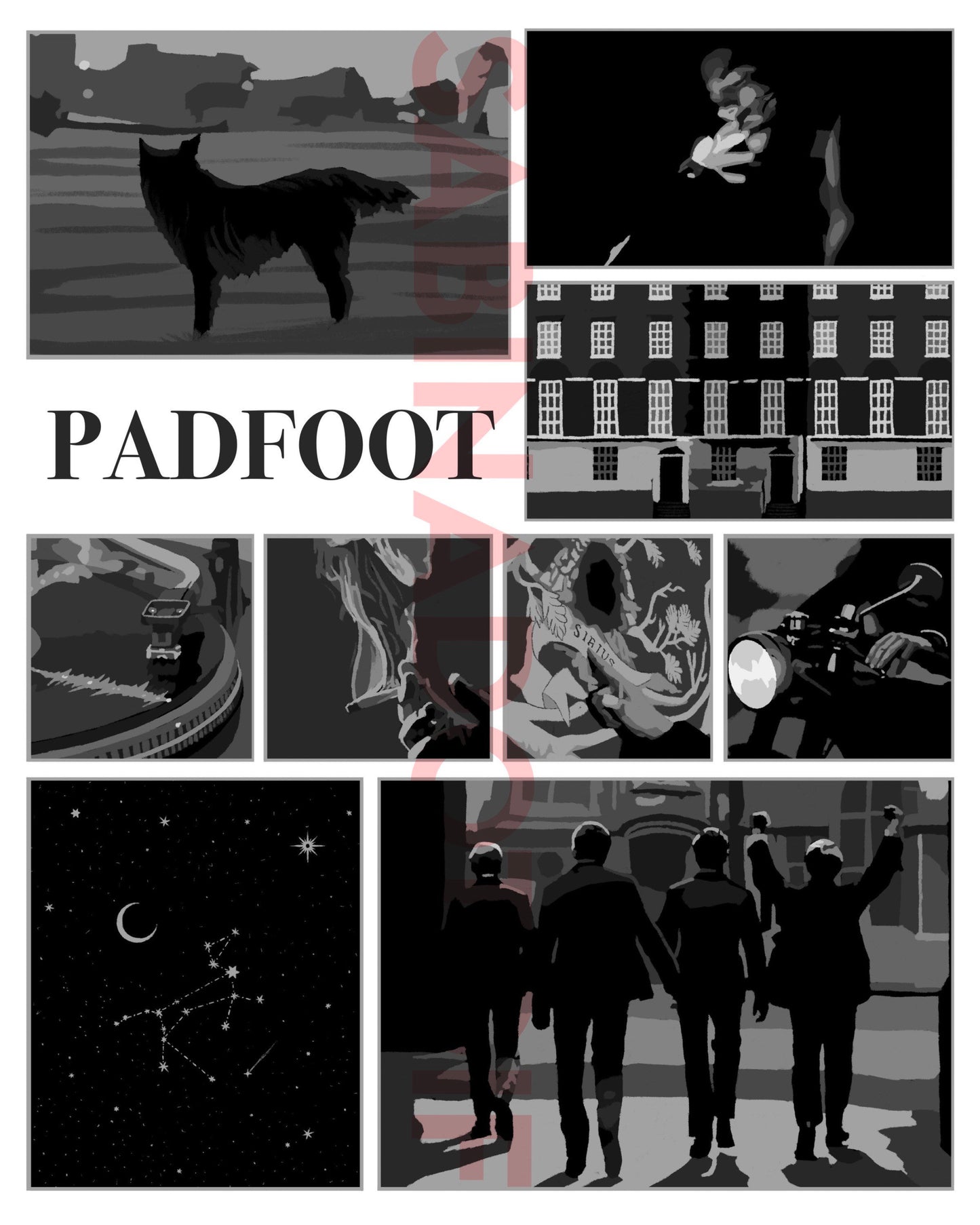 Sirius Marauders Print Original Design
