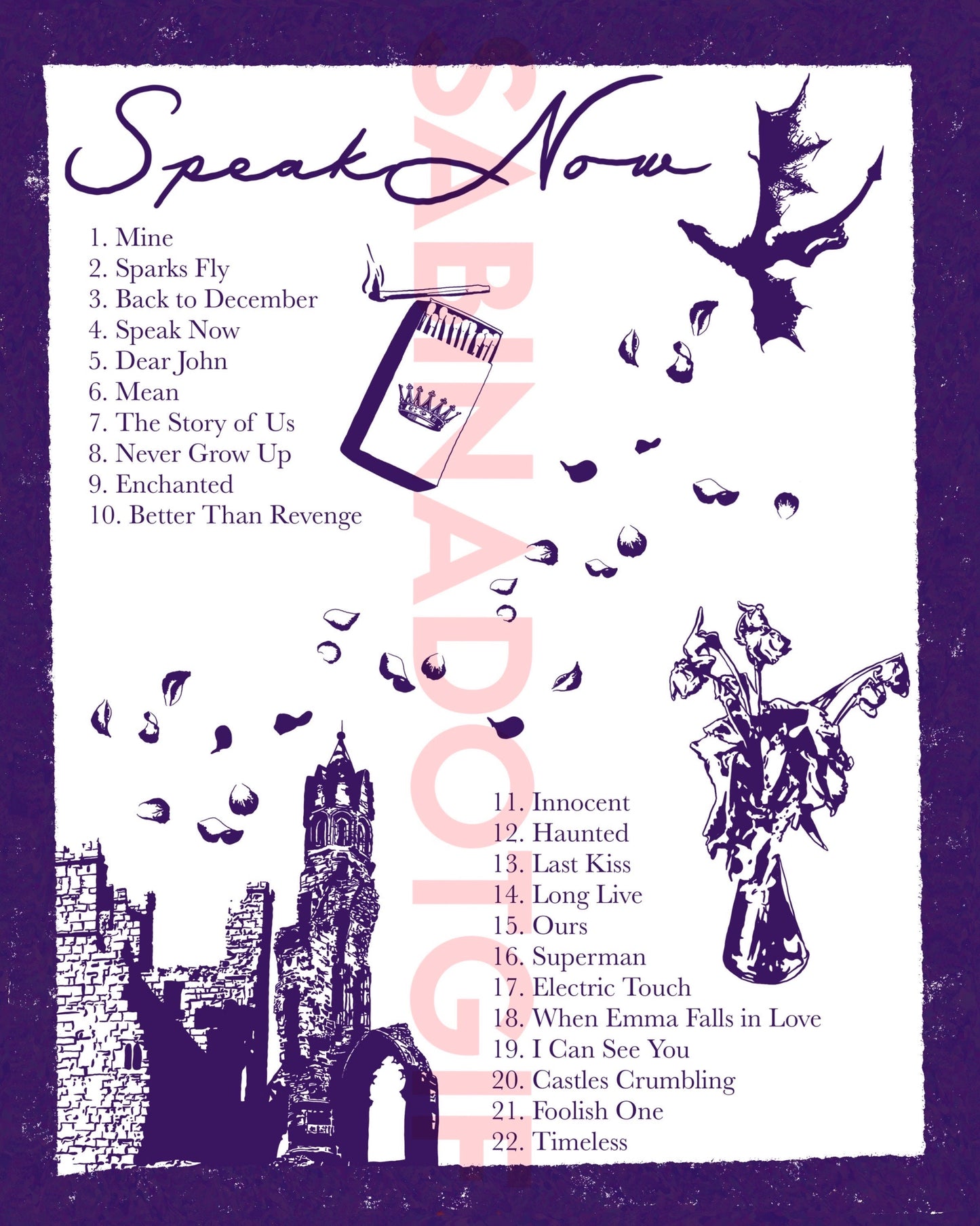 Speak Now Print