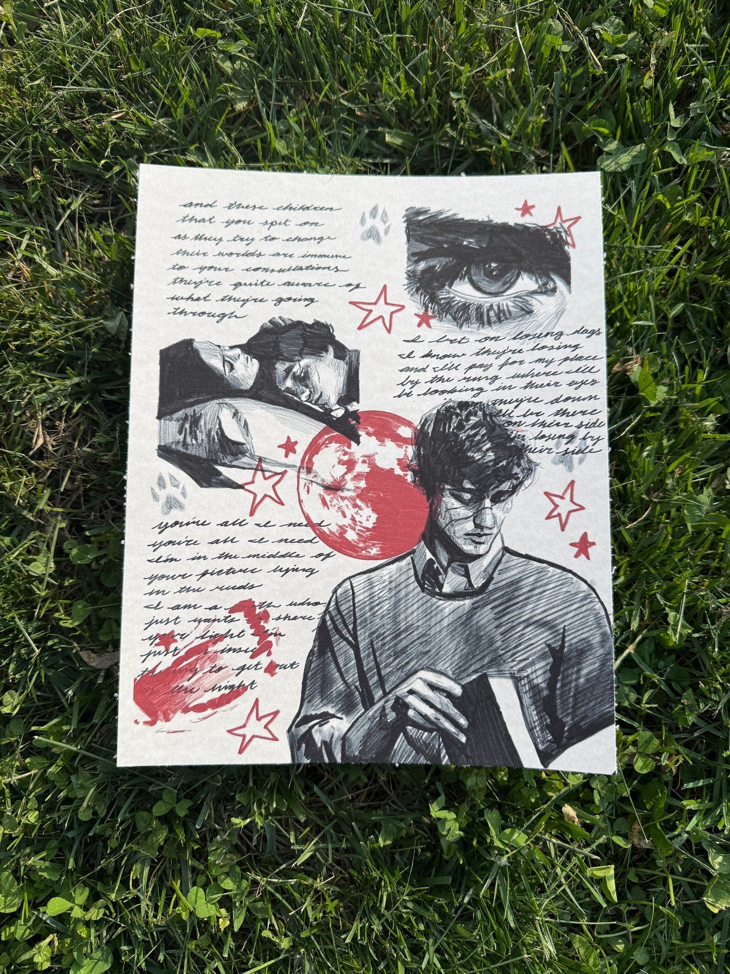 Remus Lupin Sketchbook Page