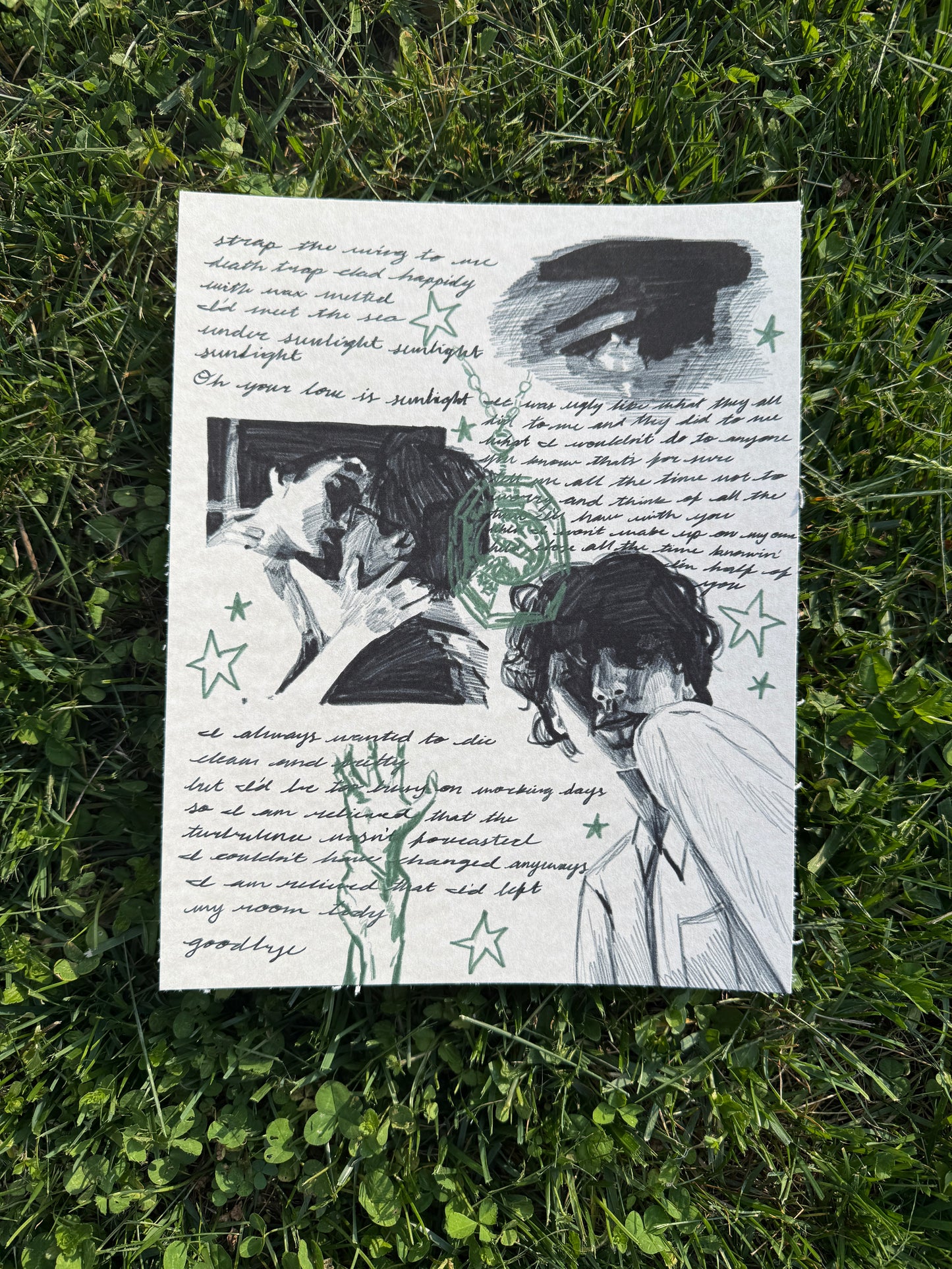 Regulus Black Sketchbook Page