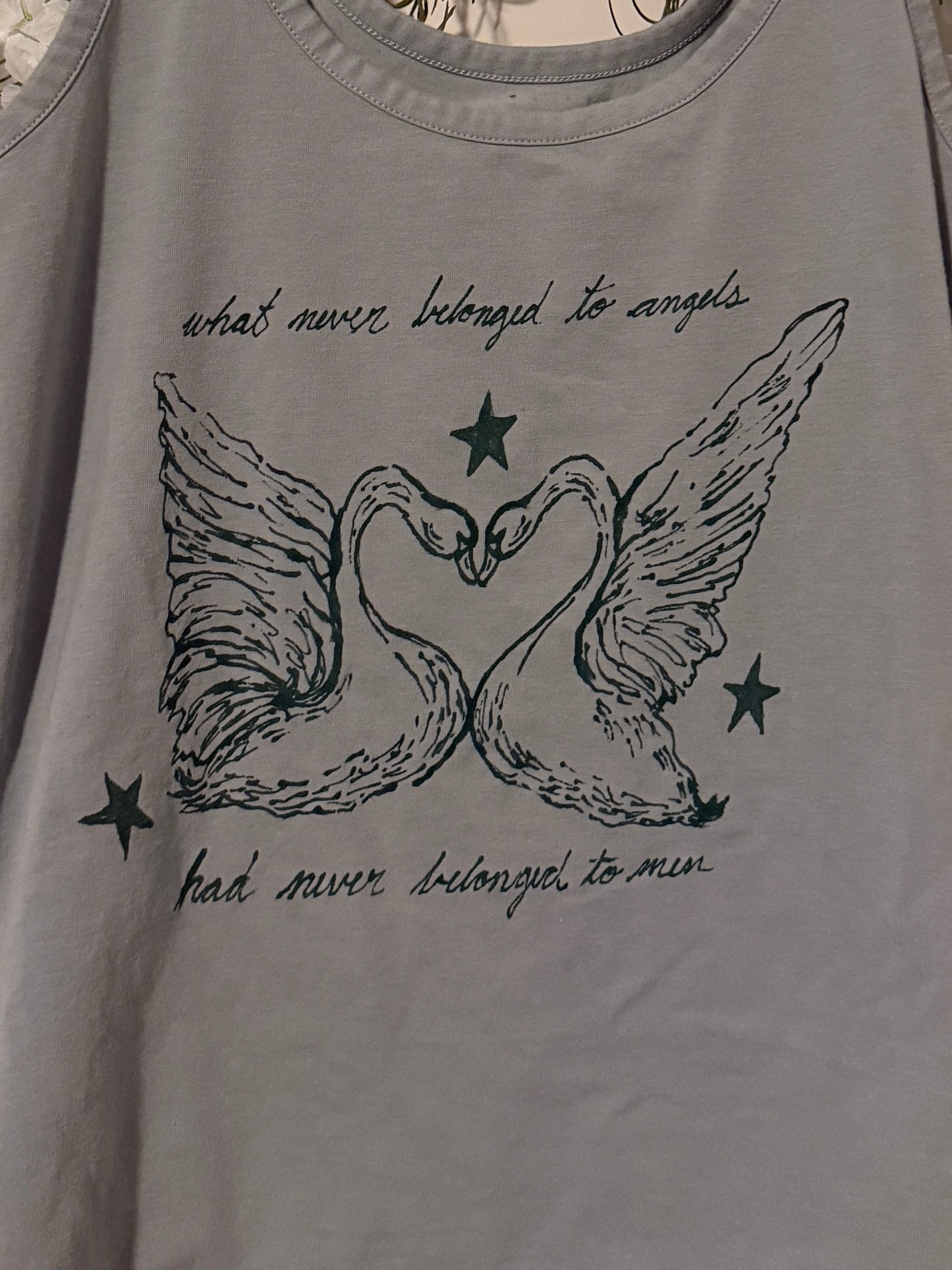 Swan Upon Leda Hozier Medium Tank Top