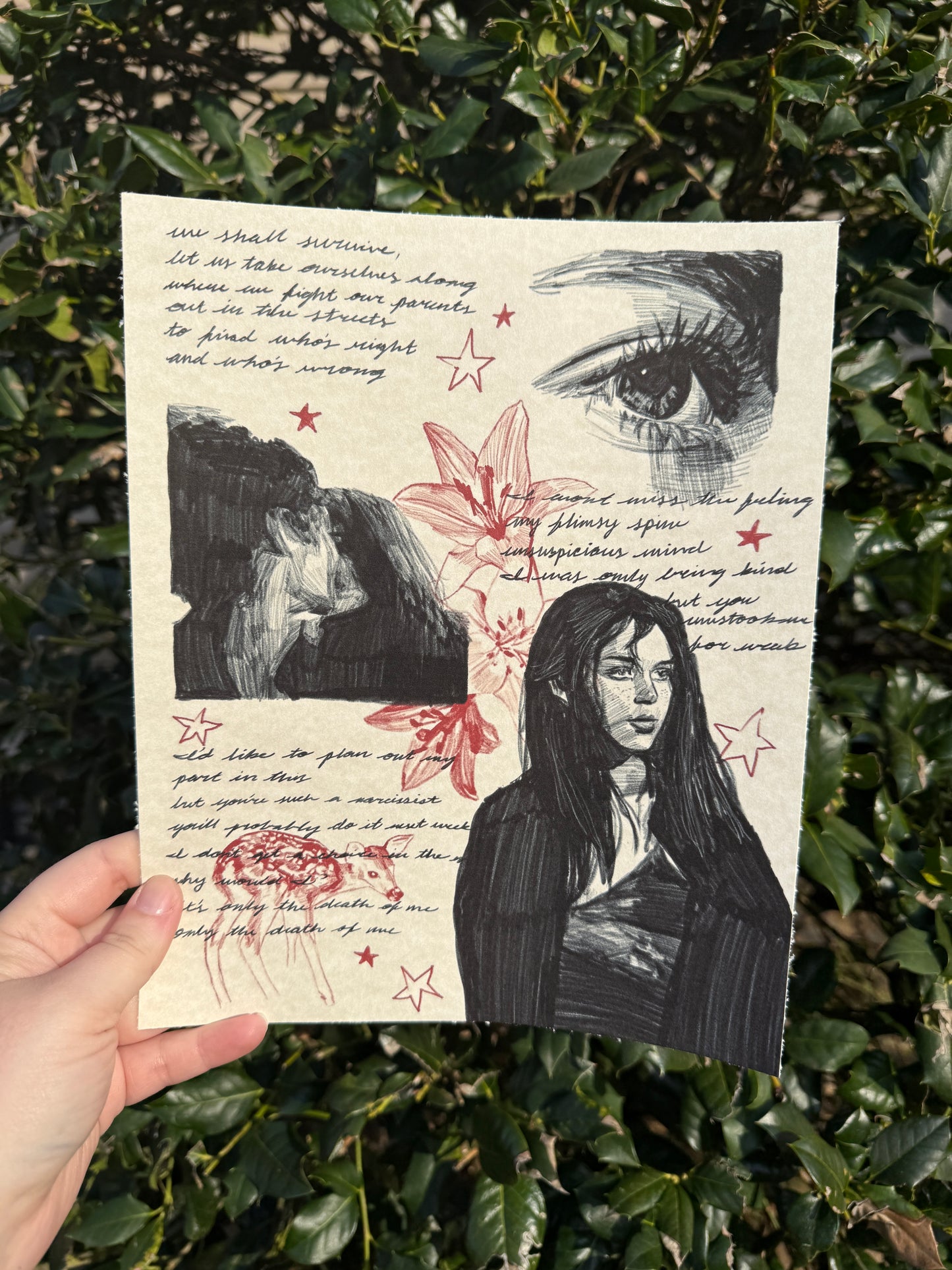 Lily Evans Sketchbook Page