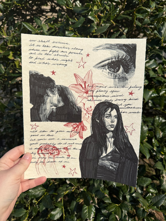 Lily Evans Sketchbook Page