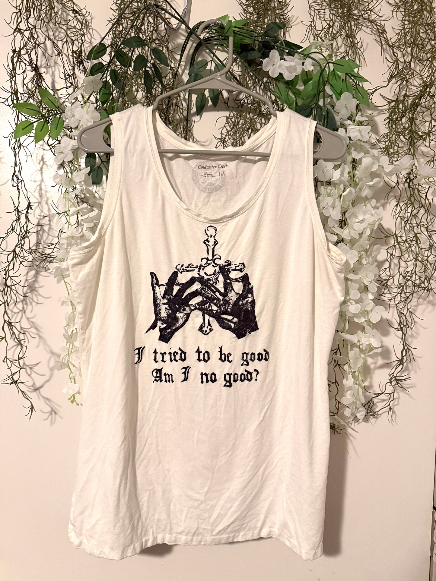 Strangers Large Tank Top
