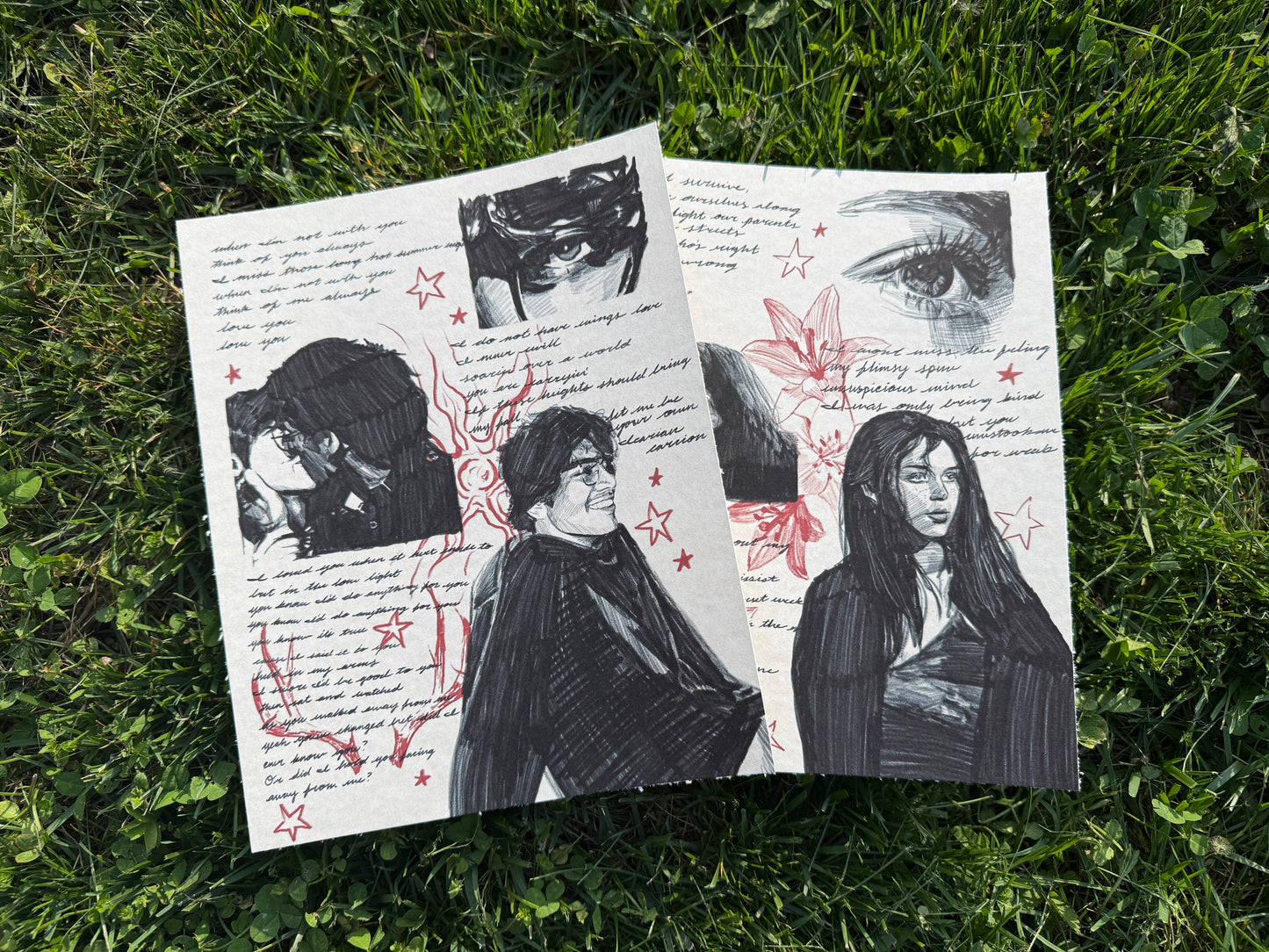 Lily Evans Sketchbook Page
