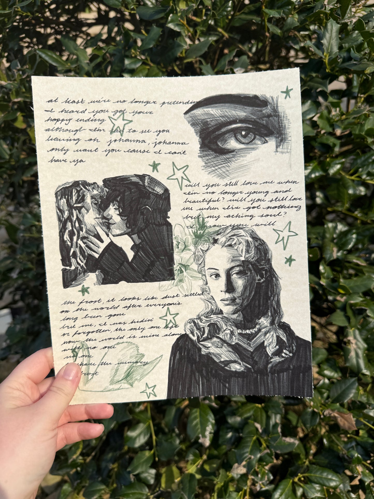 Narcissa Malfoy Sketchbook Page