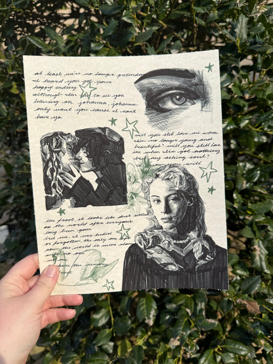 Narcissa Malfoy Sketchbook Page