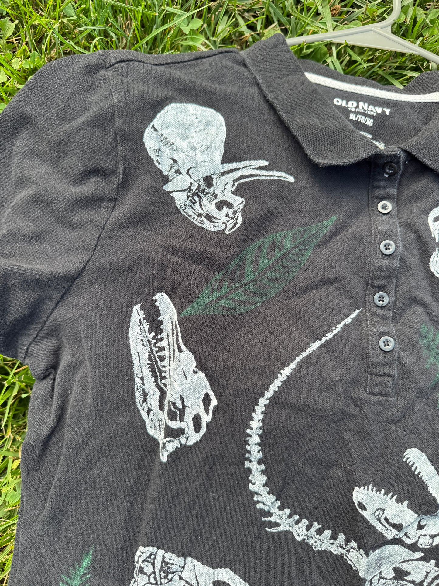 Dinosaur Bones XLarge Polo