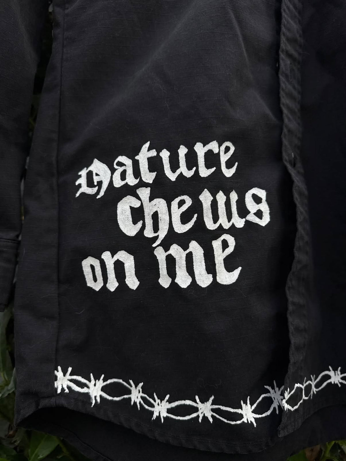 Nature Chews on Me Cain Large Button Up