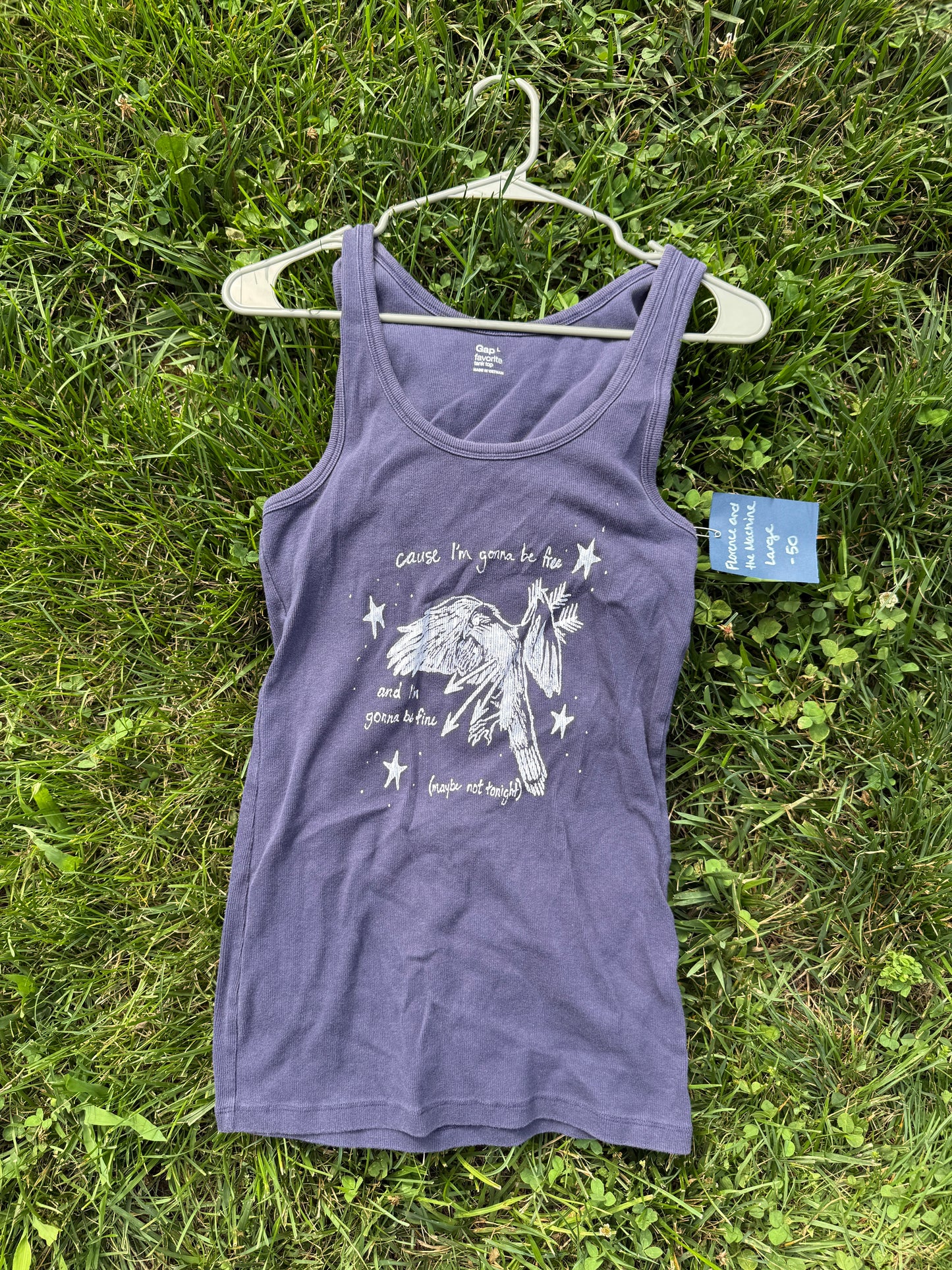Delilah Florence Machine Large Tank Top