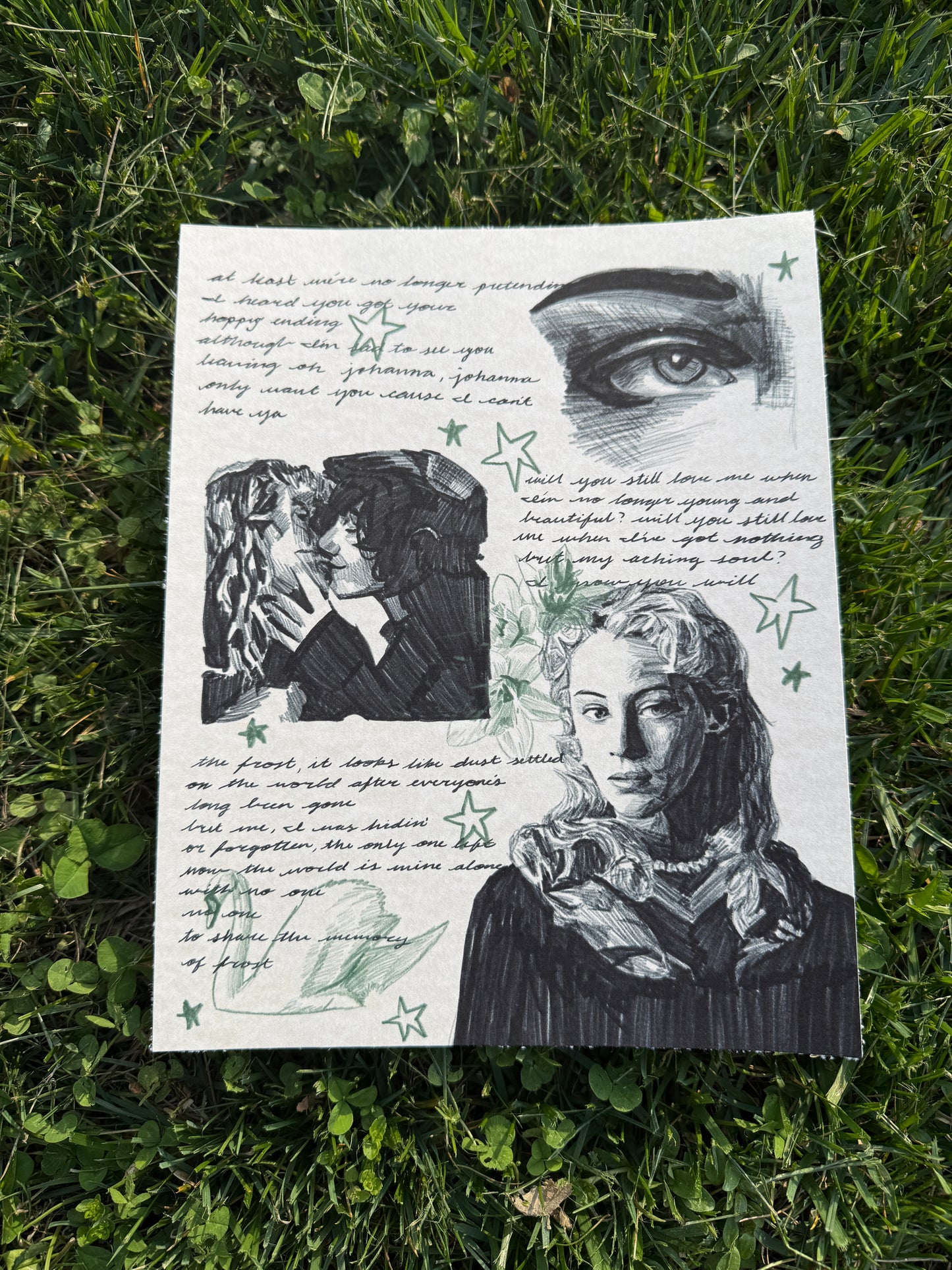 Narcissa Malfoy Sketchbook Page
