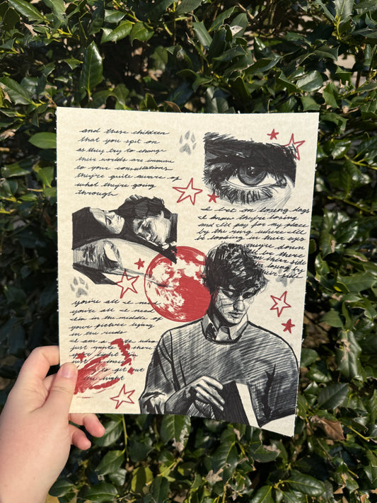 Remus Lupin Sketchbook Page