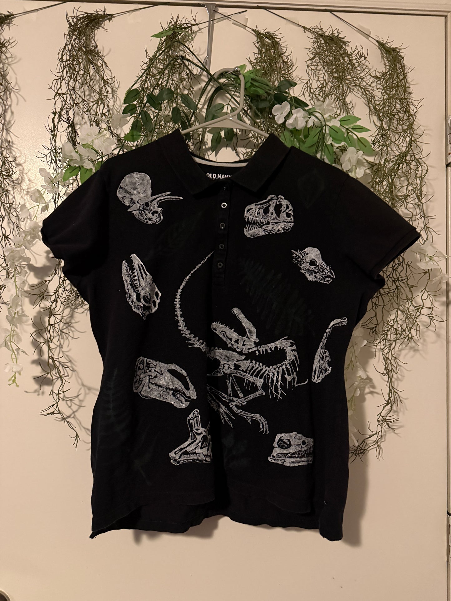 Dinosaur Bones XLarge Polo