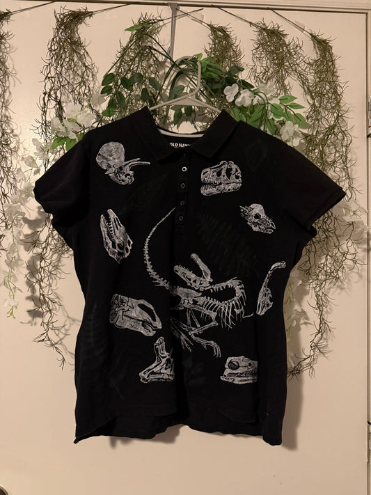 Dinosaur Bones XLarge Polo