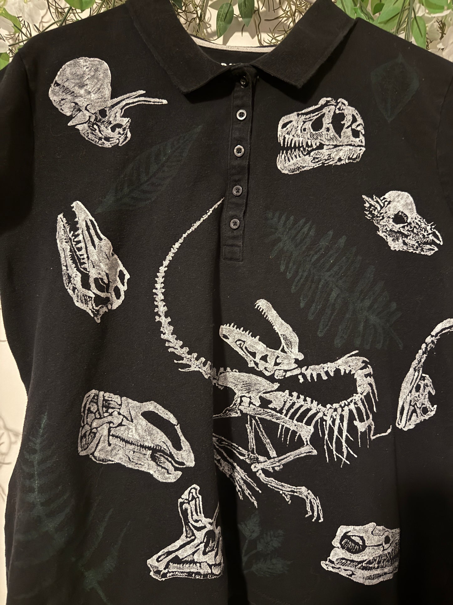 Dinosaur Bones XLarge Polo