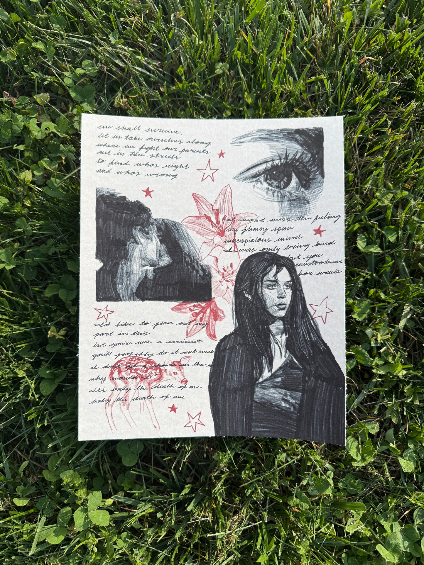 Lily Evans Sketchbook Page