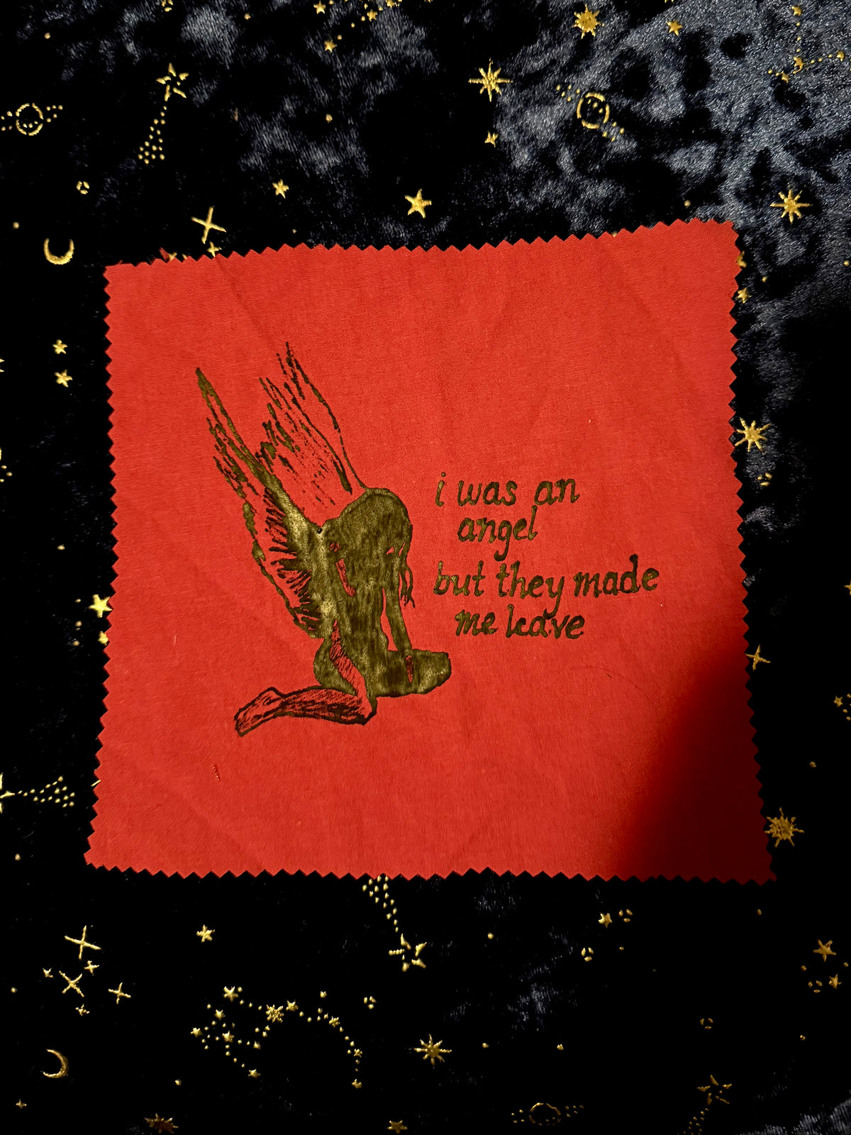 Large Hand Painted Patches