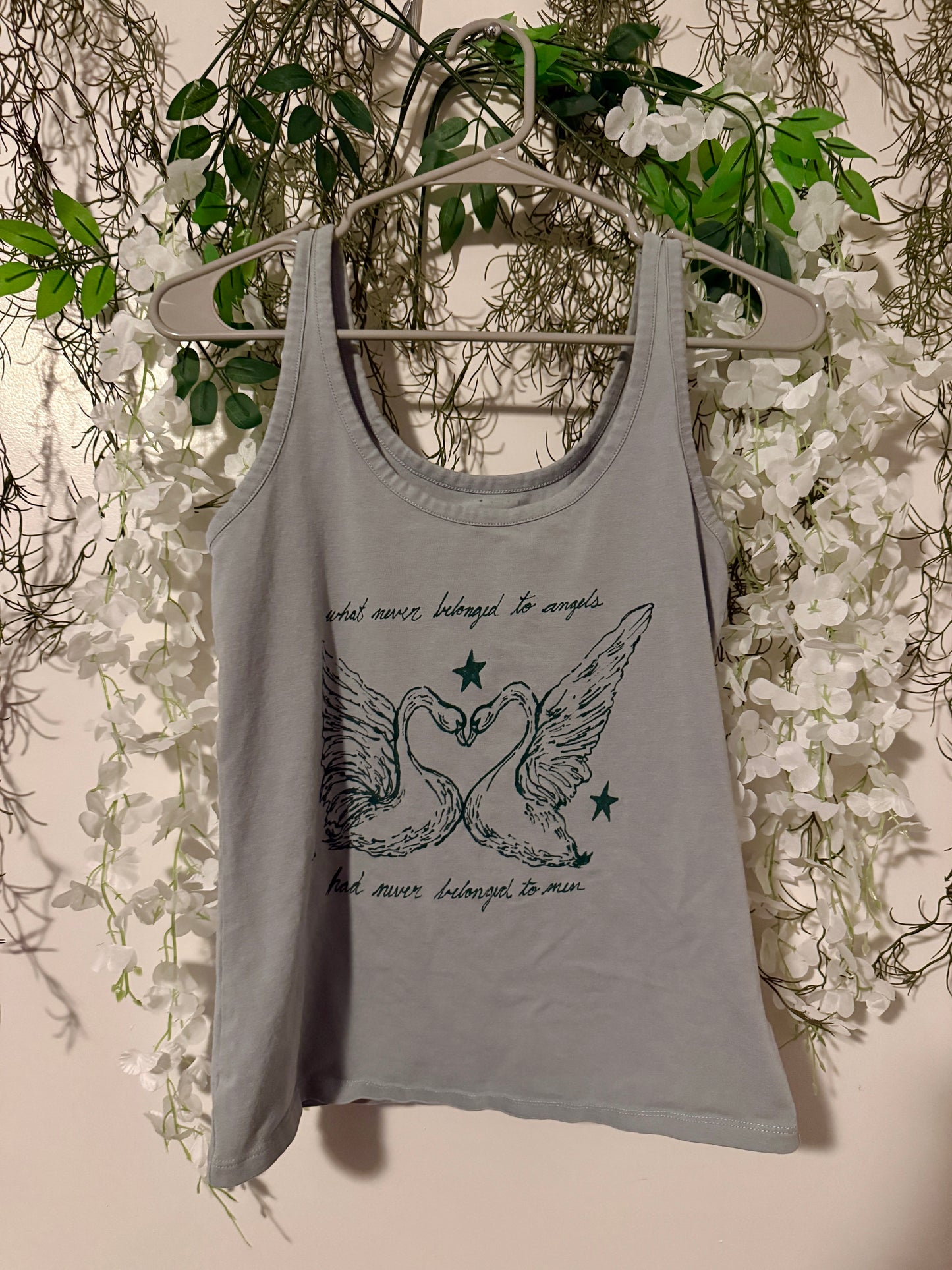 Swan Upon Leda Hozier Medium Tank Top