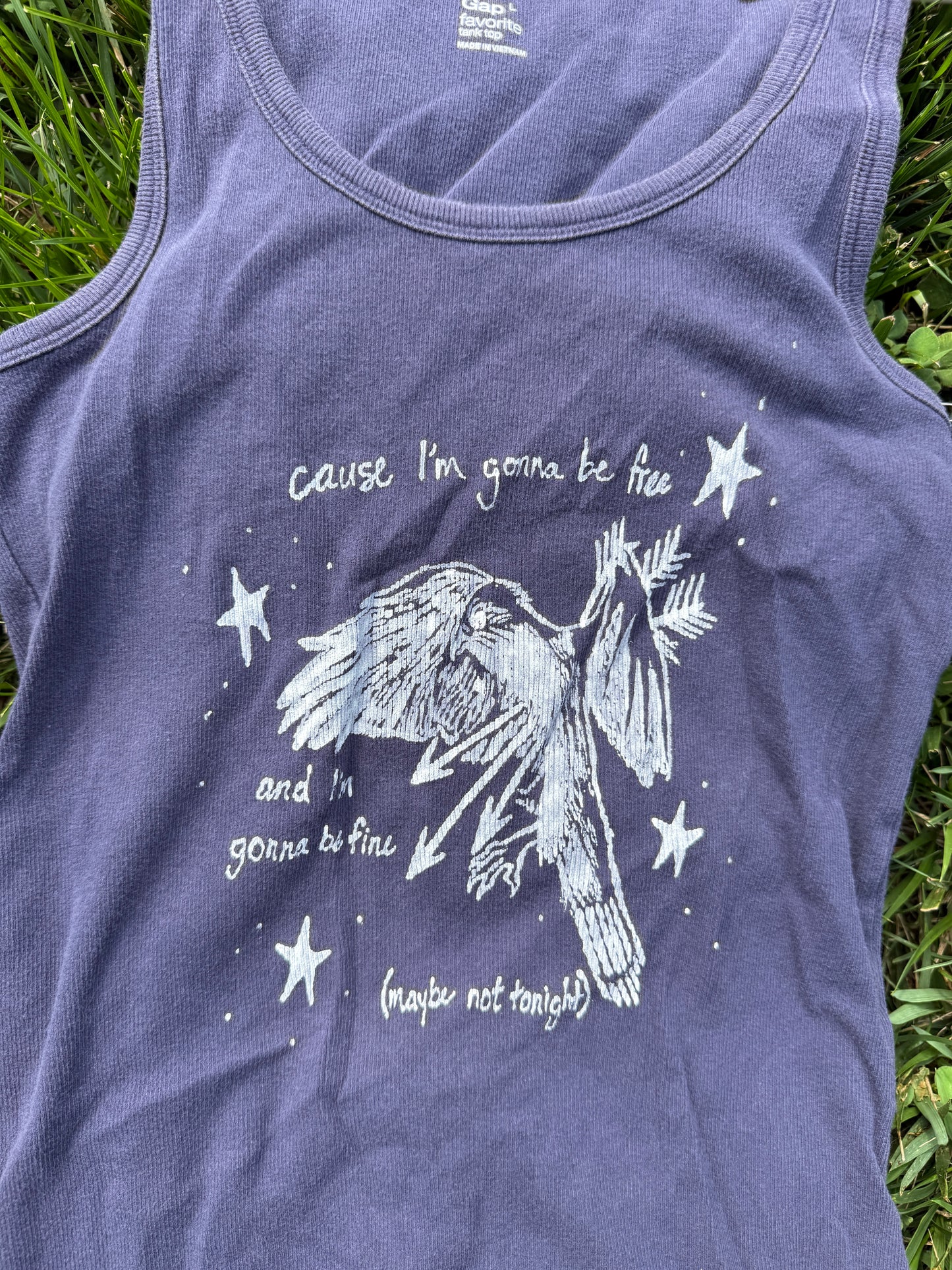 Delilah Florence Machine Large Tank Top