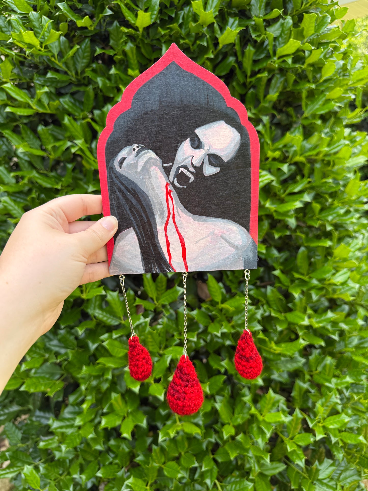Vampire Gothic Arch Wall Hanging