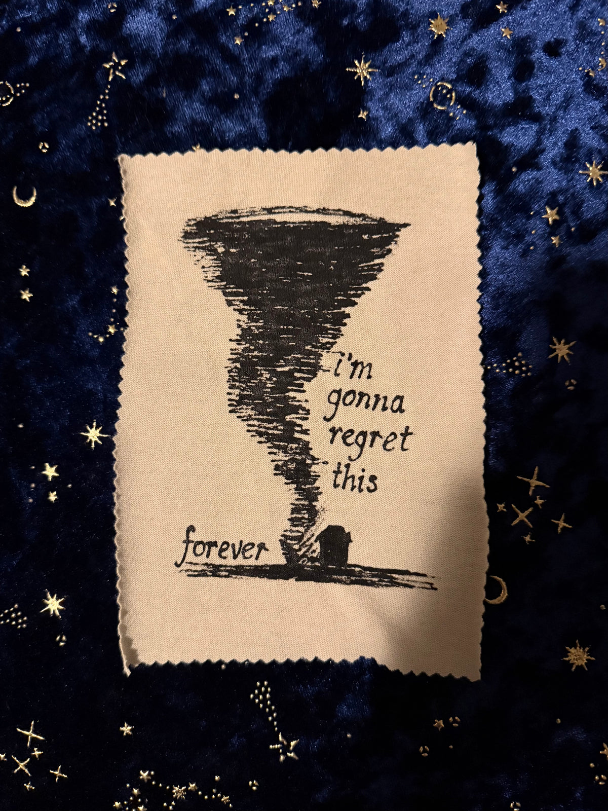 Large Hand Painted Patches
