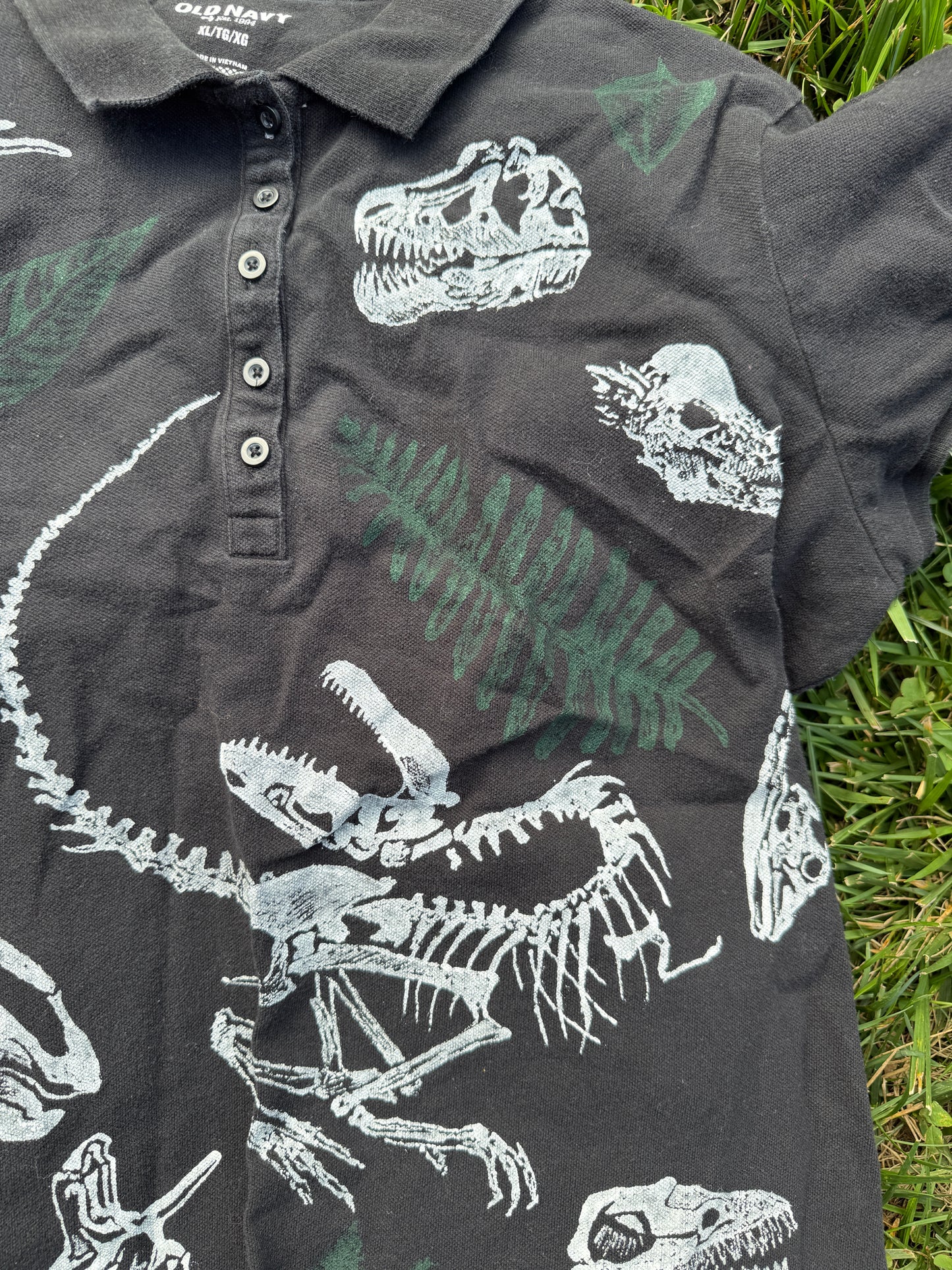 Dinosaur Bones XLarge Polo