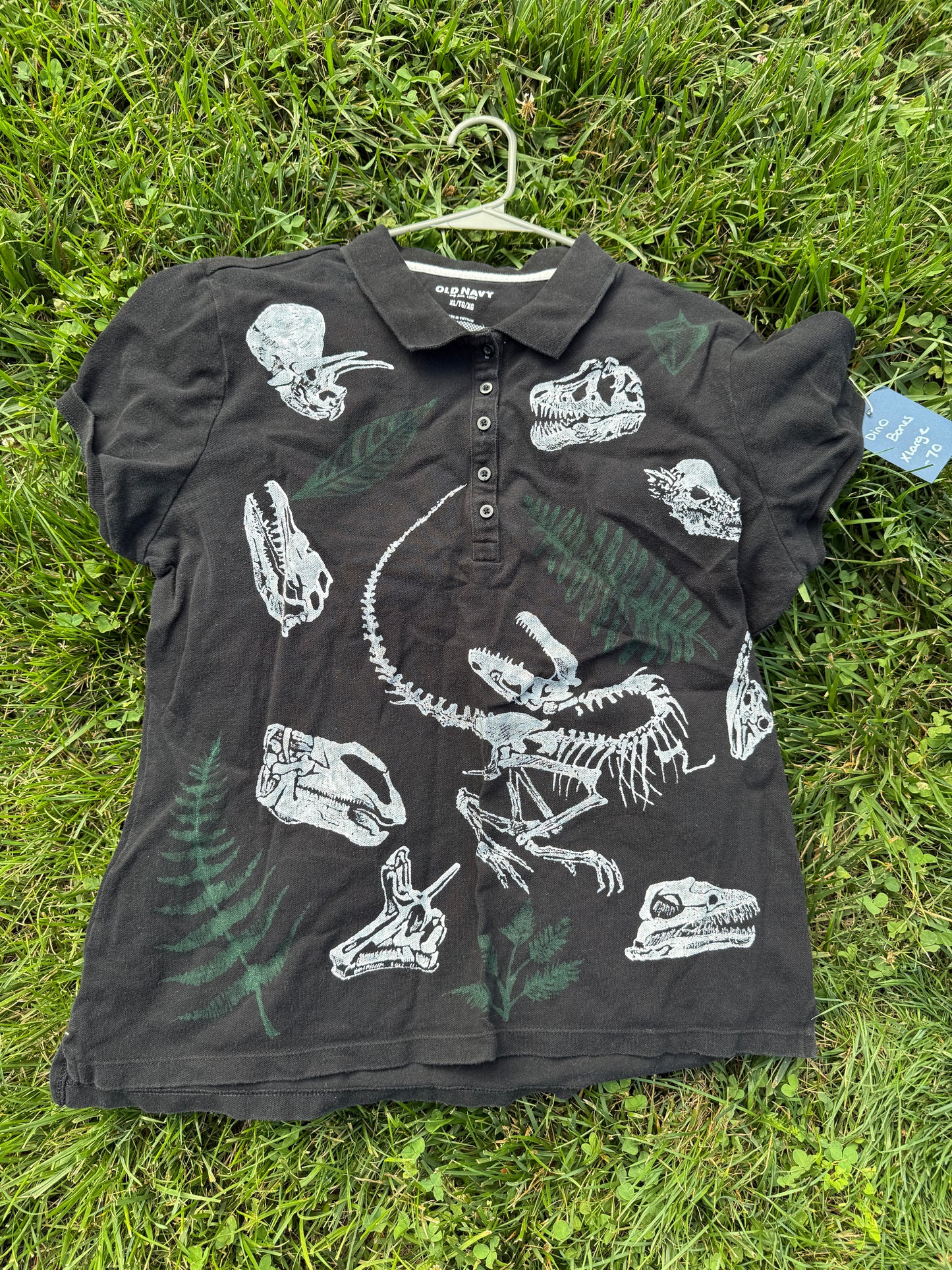 Dinosaur Bones XLarge Polo