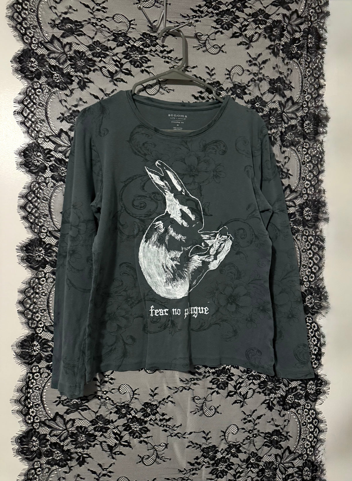 Fear No Plague Cain Medium Longsleeve
