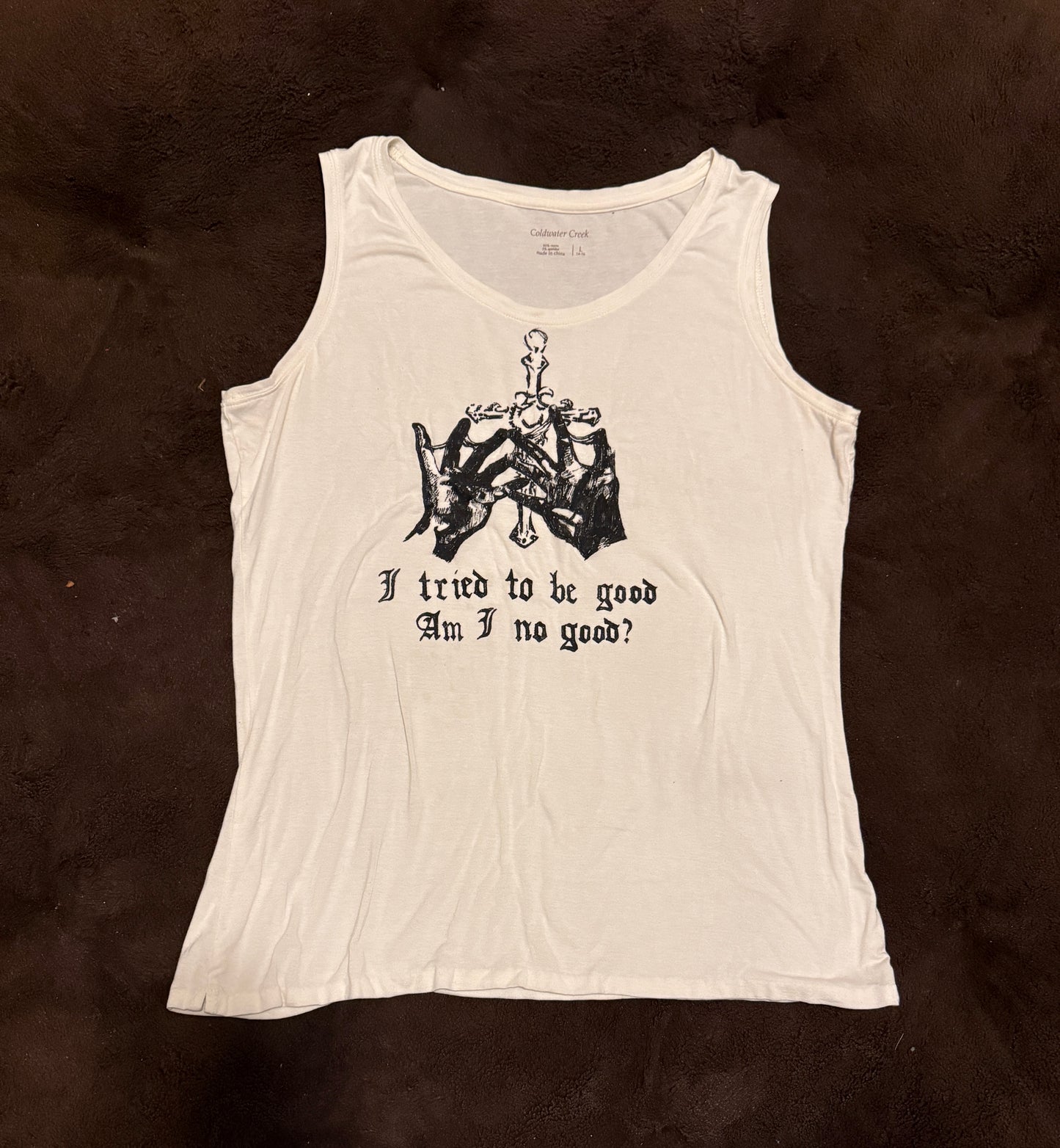 Strangers Large Tank Top