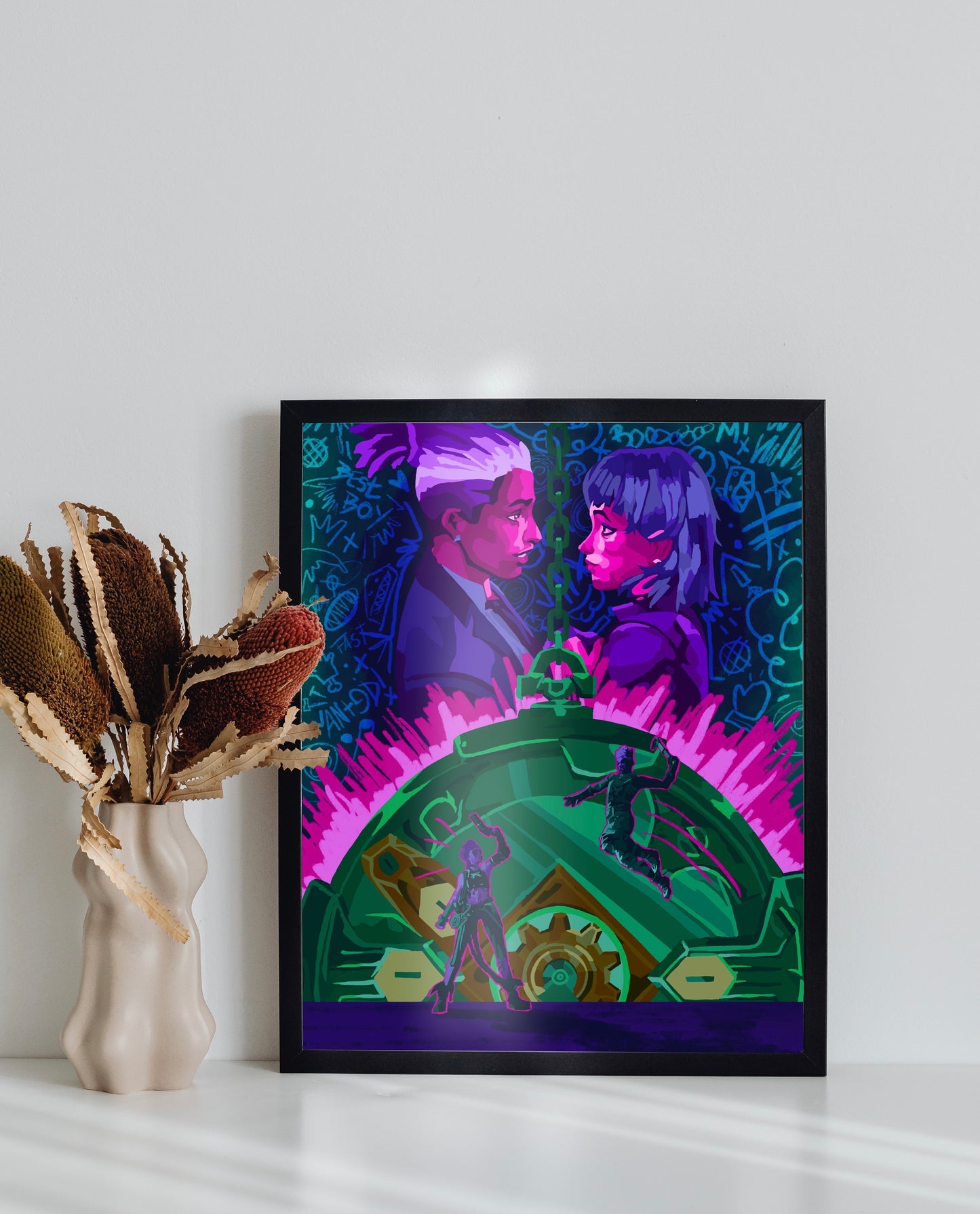 Jinx & Ekko Timebomb Print