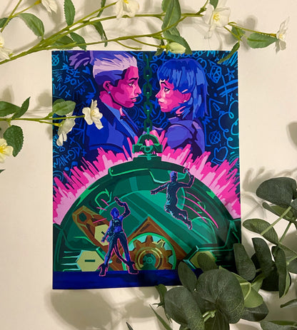 Jinx & Ekko Timebomb Print