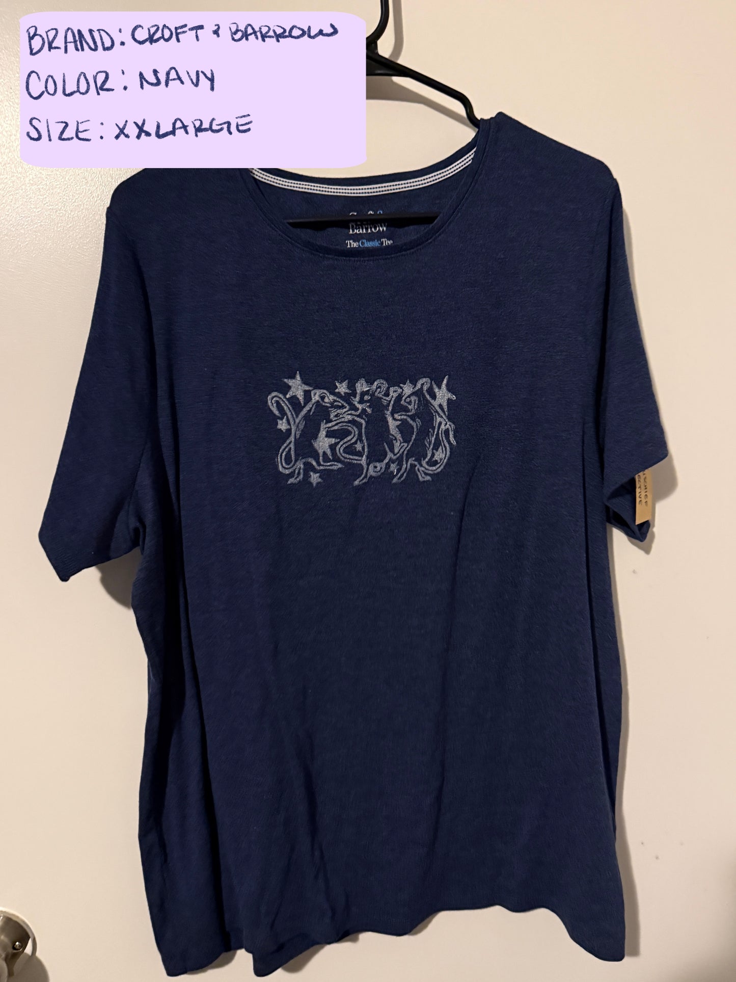 Rats! Lino Block Design on Thrifted Clothing