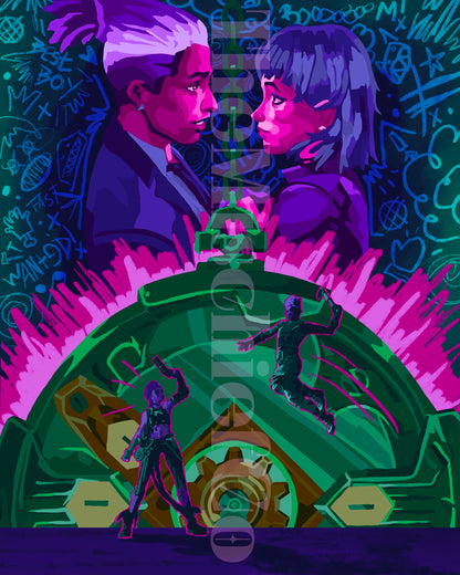 Jinx & Ekko Timebomb Print